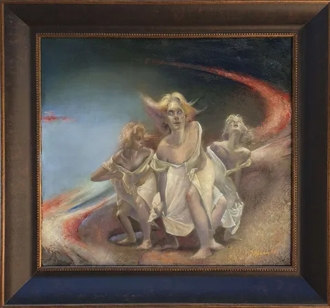 ESER AFACAN — “İsimsiz” "İsimsiz" eseri ESER AFACAN tarafından 55x60 cm ölçülerinde Tuval üzeri yağlı boya tekniği ile yapılmıştır.