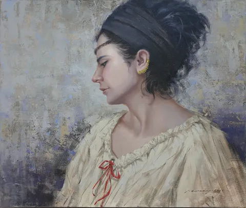 FATİH KARAKAŞ — “İsimsiz”, 2017 "İsimsiz" eseri FATİH KARAKAŞ tarafından 2017 yılında 50x60 cm ölçülerinde Tuval üzeri yağlı boya tekniği ile yapılmıştır.