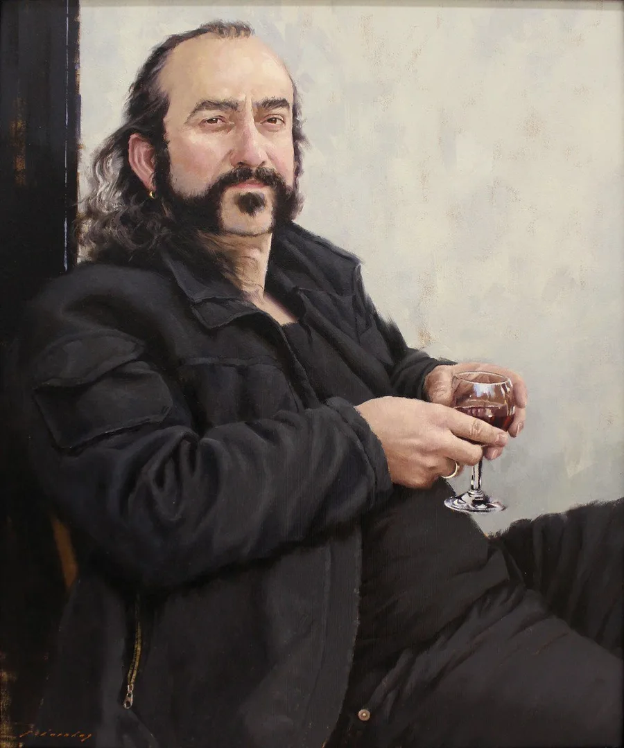 "Mimar" eseri FATİH KARAKAŞ tarafından 2014 yılında 60x50 cm ölçülerinde Tuval üzeri yağlı boya tekniği ile yapılmıştır.