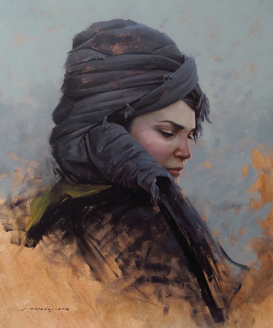 yakınlaştır "Persli Kadın" eseri FATİH KARAKAŞ tarafından 2014 yılında 60x50 cm ölçülerinde Tuval üzeri yağlı boya tekniği ile yapılmıştır.