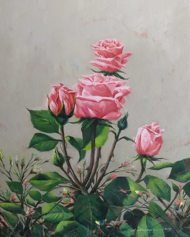 FATİH KARAKAŞ — “İsimsiz”, 2016 "İsimsiz" eseri FATİH KARAKAŞ tarafından 2016 yılında 50x40 cm ölçülerinde Tuval üzeri yağlı boya tekniği ile yapılmıştır.