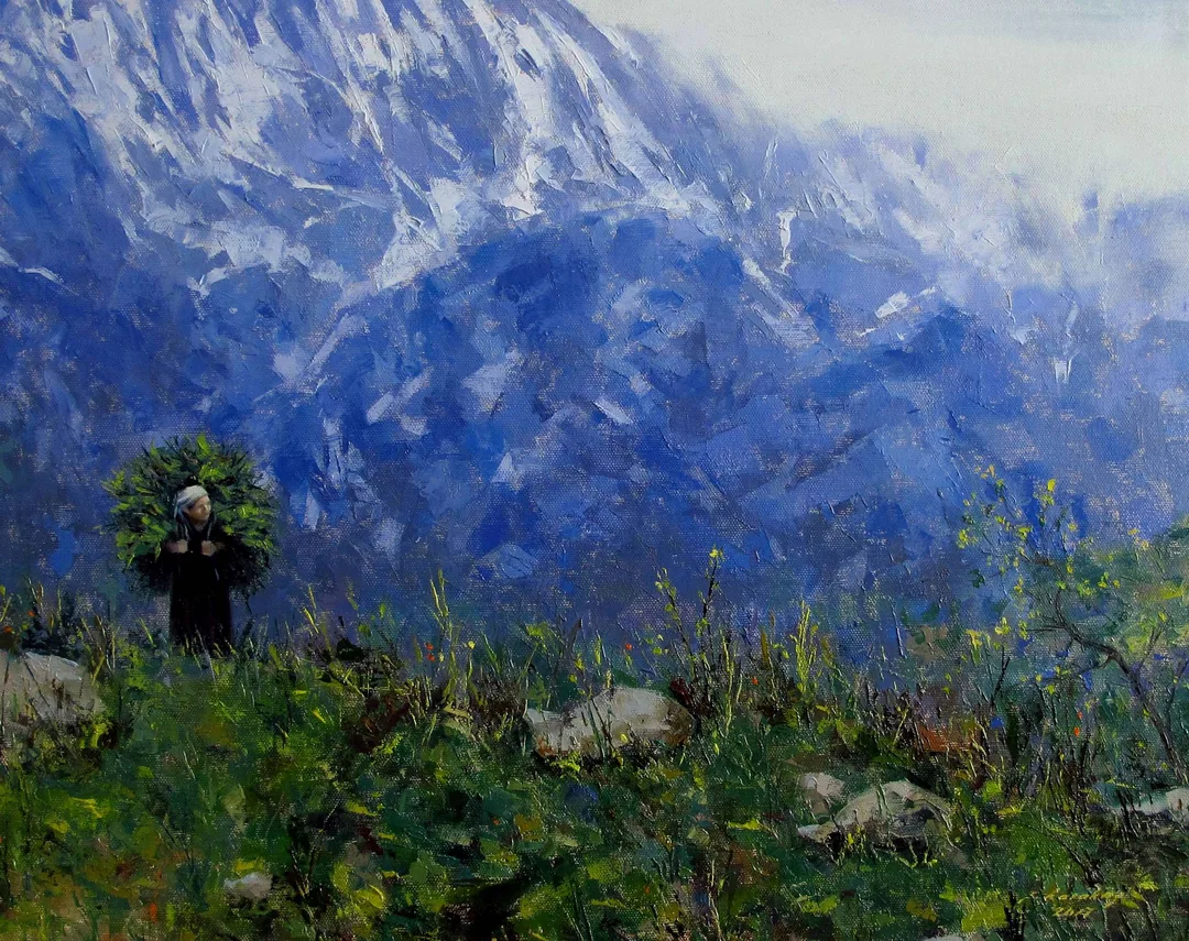 "Karadeniz" eseri FATİH KARAKAŞ tarafından 2017 yılında 40x50 cm ölçülerinde Tuval üzeri yağlı boya tekniği ile yapılmıştır.
