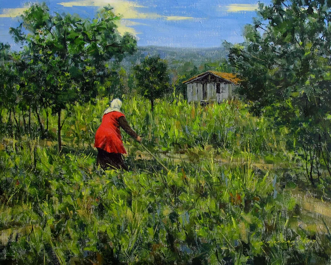 yakınlaştır "Caba" eseri FATİH KARAKAŞ tarafından 2017 yılında 40x50 cm ölçülerinde Tuval üzeri yağlı boya tekniği ile yapılmıştır.