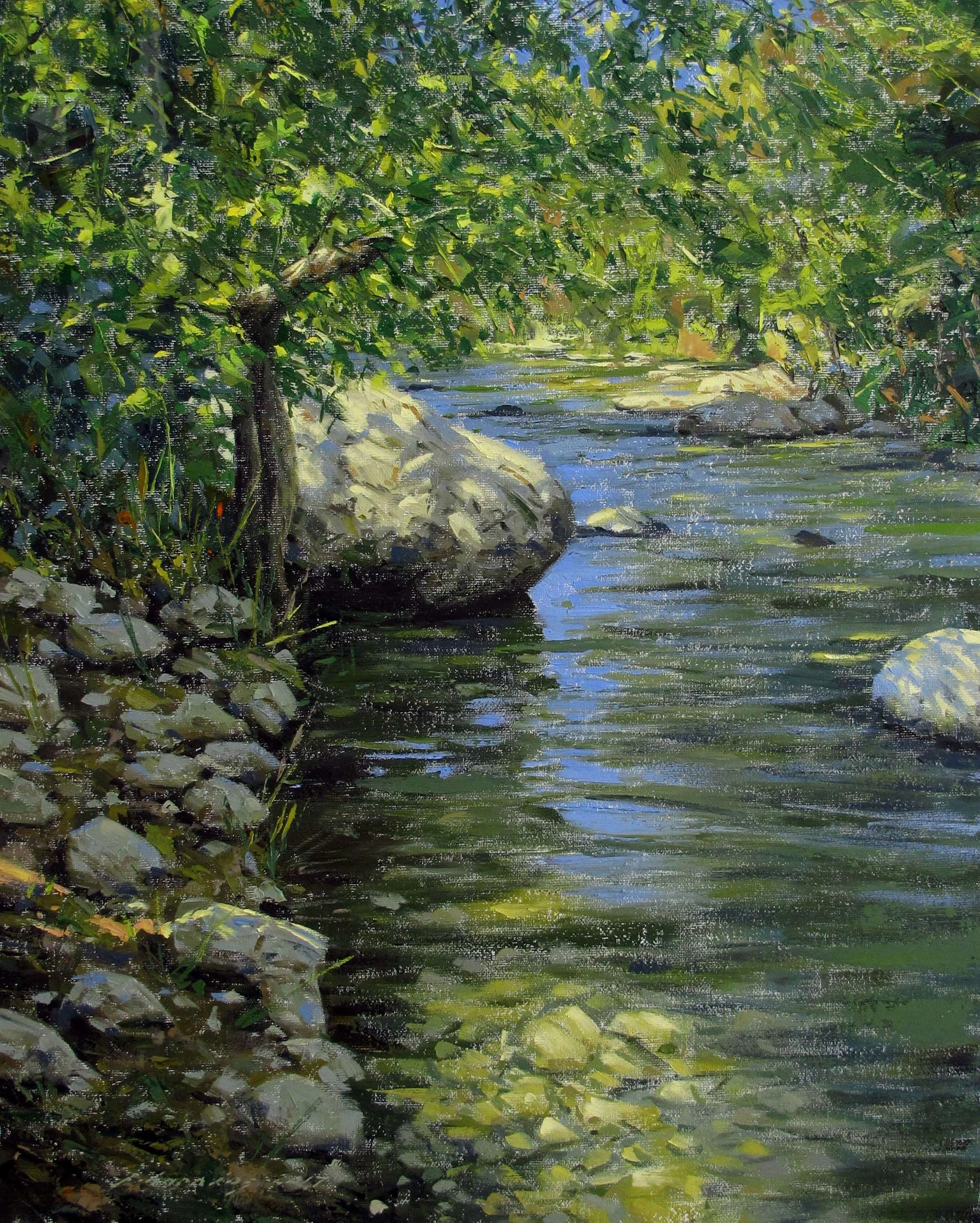 "Perre Deresi" eseri FATİH KARAKAŞ tarafından 2017 yılında 50x40 cm ölçülerinde Tuval üzeri yağlı boya tekniği ile yapılmıştır.