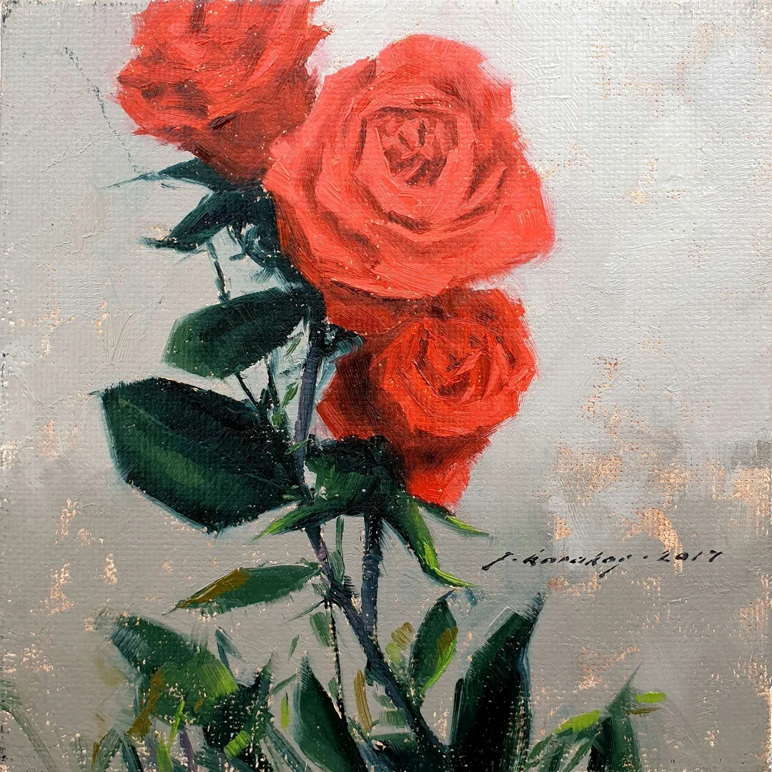 "İsimsiz" eseri FATİH KARAKAŞ tarafından 2017 yılında 25x25 cm ölçülerinde Tuval üzeri yağlı boya tekniği ile yapılmıştır.