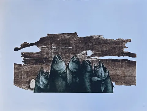FATİH MİKA — “İsimsiz” "İsimsiz" eseri FATİH MİKA tarafından 60x80 cm ölçülerinde Gravür tekniği ile yapılmıştır.
