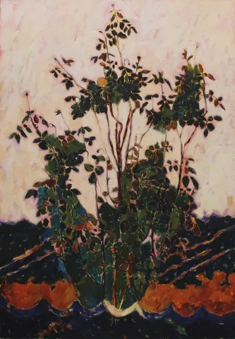 "İsimsiz" eseri FİGEN SAVAŞ tarafından 2005 yılında 100x70 cm ölçülerinde Tuval üzeri yağlı boya tekniği ile yapılmıştır.