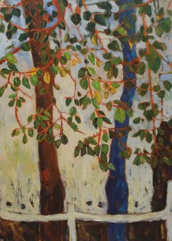 "İsimsiz" eseri FİGEN SAVAŞ tarafından 2005 yılında 100x70 cm ölçülerinde Tuval üzeri yağlı boya tekniği ile yapılmıştır.