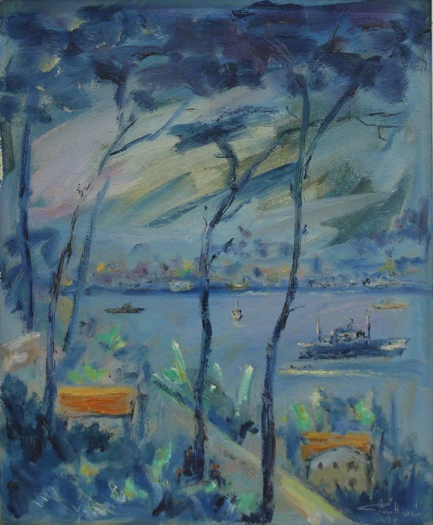 yakınlaştır "İsimsiz" eseri GÖNÜL BUMİN tarafından 35x42 cm ölçülerinde Tuval üzeri yağlı boya tekniği ile yapılmıştır.