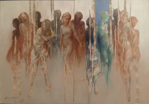 "İsimsiz" eseri GÜLAY YÜKSEL tarafından 80x120 cm ölçülerinde Tuval üzeri yağlı boya tekniği ile yapılmıştır.