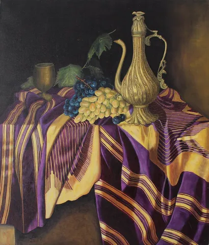 "İsimsiz" eseri GÜLSEREN SEVEN tarafından 70x60 cm ölçülerinde Tuval üzeri yağlı boya tekniği ile yapılmıştır.