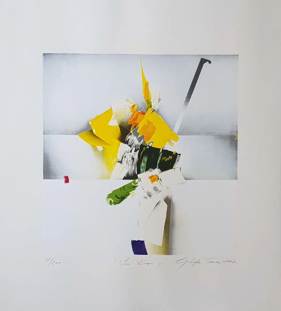 "Su kuşu" eseri GÜNGÖR TANER tarafından 1997 yılında 49x47 cm ölçülerinde Litografi tekniği ile yapılmıştır.