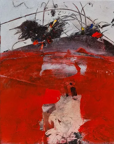 HABİP AYDOĞDU — “İsimsiz”, 2002 "İsimsiz" eseri HABİP AYDOĞDU tarafından 2002 yılında 40x30 cm ölçülerinde Tuval üzeri yağlı boya tekniği ile yapılmıştır.