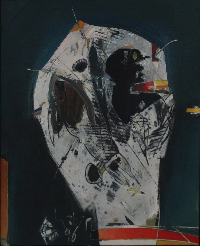 "İsimsiz" eseri HABİP AYDOĞDU tarafından 1996 yılında 40x33 cm ölçülerinde Tuval üzeri yağlı boya tekniği ile yapılmıştır.