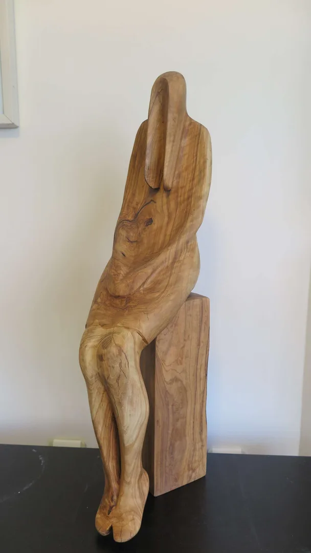 yakınlaştır "Zeytin Ağacı" eseri HAKAN ERASLAN tarafından 2016 yılında 65x25x16 cm ölçülerinde Heykel tekniği ile yapılmıştır.