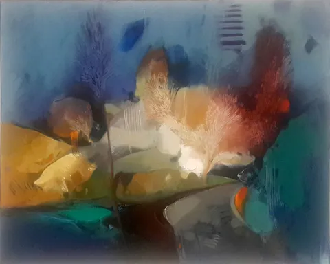 "İsimsiz" eseri HAKAN ESMER tarafından 2008 yılında 50x60 cm ölçülerinde Tuval üzeri yağlı boya tekniği ile yapılmıştır.
