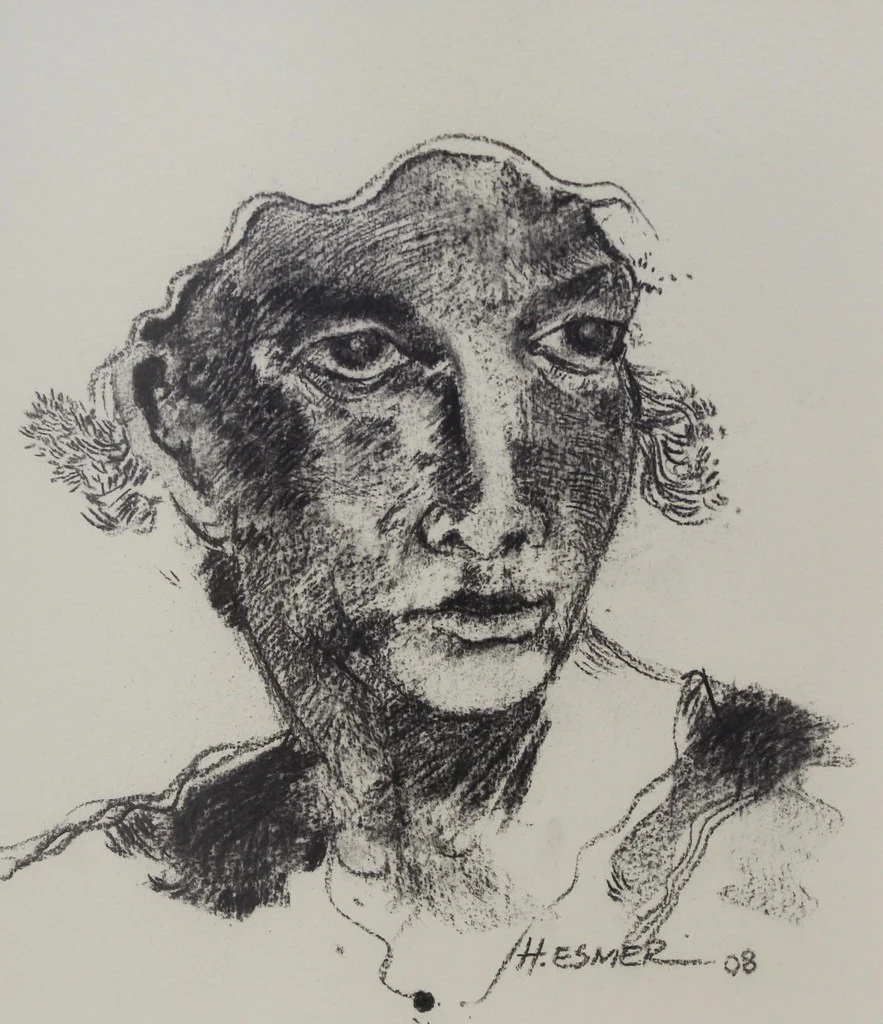 "İsimsiz" eseri HAKAN ESMER tarafından 2008 yılında 29x25 cm ölçülerinde Kağıt üzeri kara kalem tekniği ile yapılmıştır.