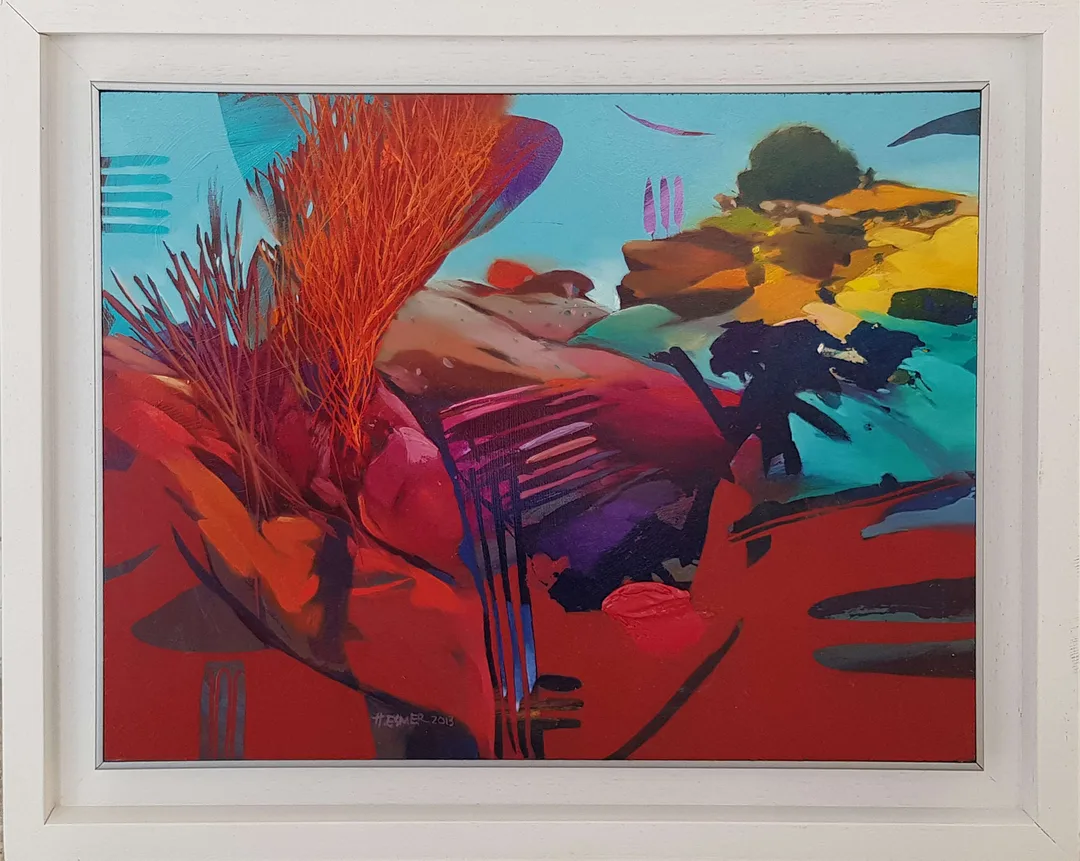 "İsimsiz" eseri HAKAN ESMER tarafından 2013 yılında 27x35 cm ölçülerinde Duralit üzeri yağlı boya tekniği ile yapılmıştır.