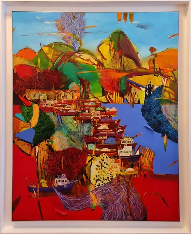 HAKAN ESMER — “İsimsiz”, 2021 "İsimsiz" eseri HAKAN ESMER tarafından 2021 yılında 116x89 cm ölçülerinde Tuval üzeri yağlı boya tekniği ile yapılmıştır.