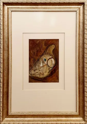 "İsimsiz" eseri HALİL COŞKUN tarafından 2017 yılında 23x16 cm ölçülerinde Kağıt üzeri yağlı boya tekniği ile yapılmıştır.