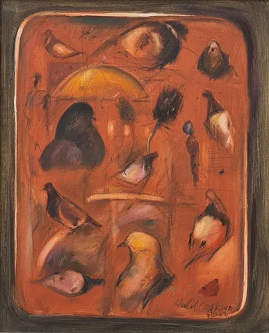 "İsimsiz" eseri HALİL COŞKUN tarafından 2002 yılında 50x40 cm ölçülerinde Tuval üzeri yağlı boya tekniği ile yapılmıştır.