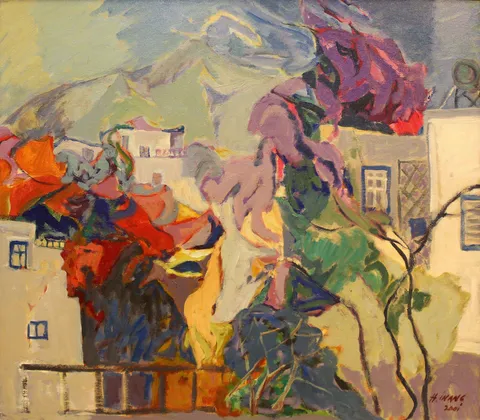 "İsimsiz" eseri HAMZA İNANÇ tarafından 2001 yılında 70x80 cm ölçülerinde Tuval üzeri yağlı boya tekniği ile yapılmıştır.