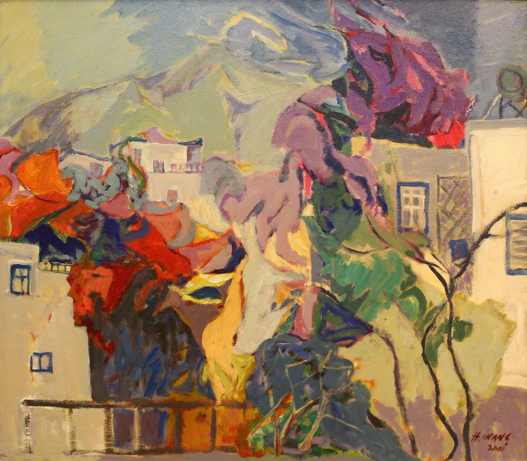 "İsimsiz" eseri HAMZA İNANÇ tarafından 2001 yılında 70x80 cm ölçülerinde Tuval üzeri yağlı boya tekniği ile yapılmıştır.