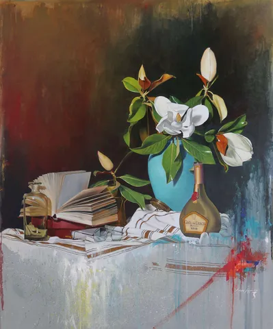 HASAN SAYGIN — “İsimsiz”, 2018 "İsimsiz" eseri HASAN SAYGIN tarafından 2018 yılında 120x100 cm ölçülerinde Tuval üzeri yağlı boya tekniği ile yapılmıştır.