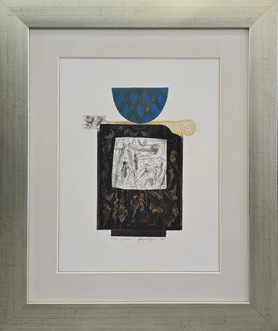 "İsimsiz" eseri HAYATİ MİSMAN tarafından 1999 yılında 34x26 cm ölçülerinde Gravür tekniği ile yapılmıştır.