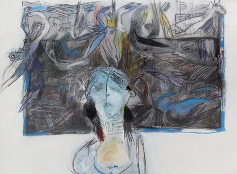 HAYATİ MİSMAN — “İsimsiz”, 1999 "İsimsiz" eseri HAYATİ MİSMAN tarafından 1999 yılında 48x65 cm ölçülerinde Karışık teknik tekniği ile yapılmıştır.