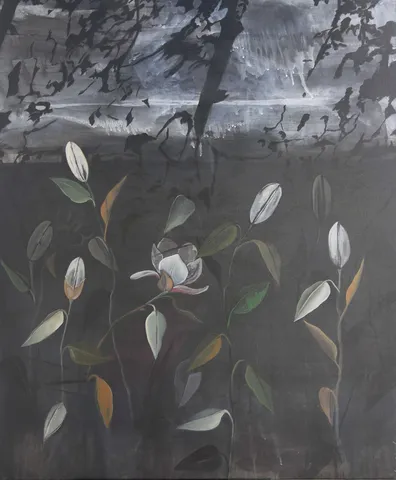 HAYRİYE KOÇ — “İsimsiz”, 2018 "İsimsiz" eseri HAYRİYE KOÇ tarafından 2018 yılında 120x100 cm ölçülerinde Tuval üzeri yağlı boya tekniği ile yapılmıştır.