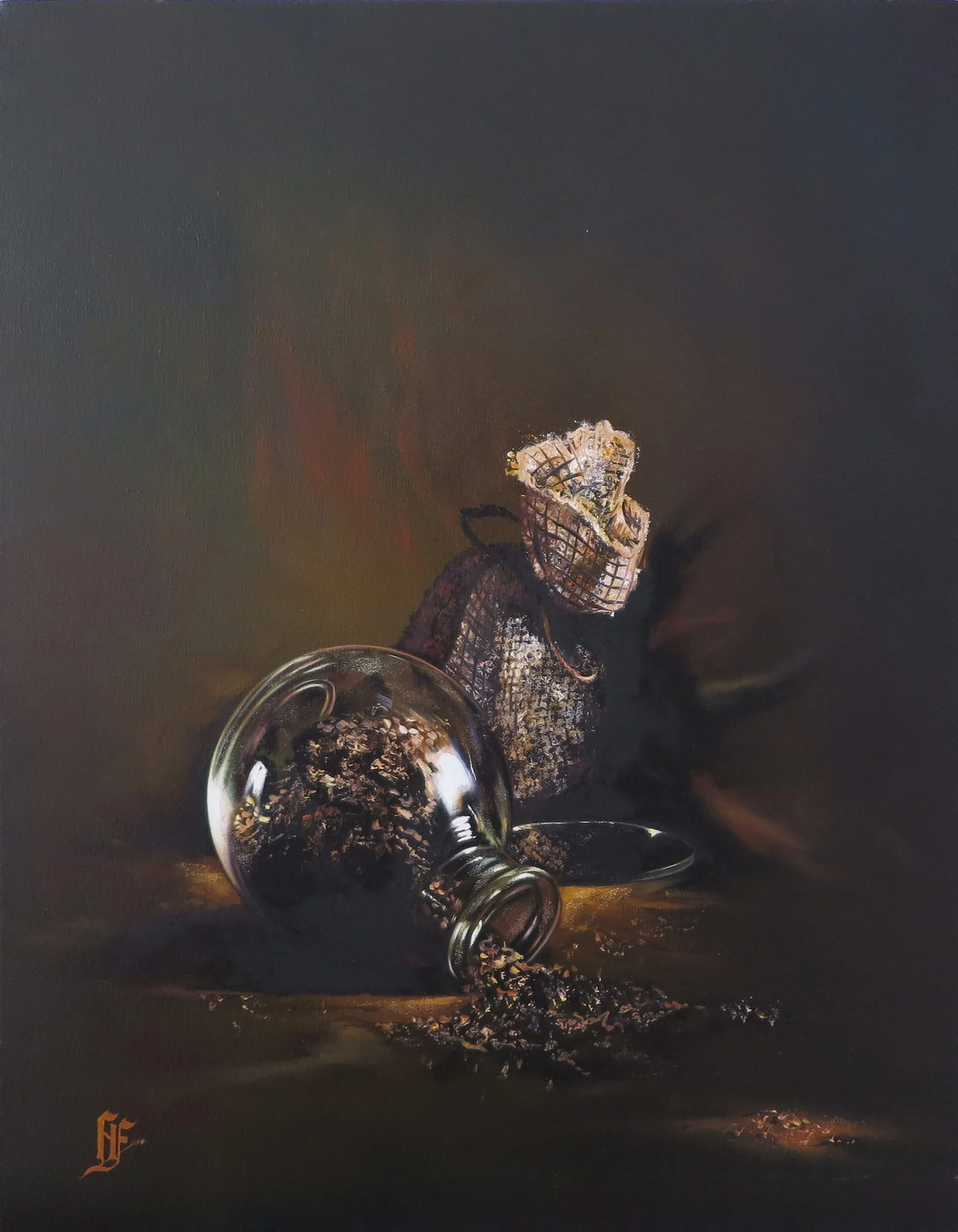 "İsimsiz" eseri HÜSEYİN FEYZULLAH tarafından 2016 yılında 50x40 cm ölçülerinde Tuval üzeri yağlı boya tekniği ile yapılmıştır.