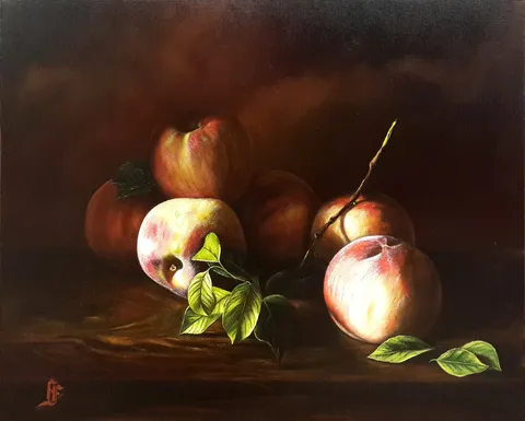 "İsimsiz" eseri HÜSEYİN FEYZULLAH tarafından 2017 yılında 40x50 cm ölçülerinde Tuval üzeri yağlı boya tekniği ile yapılmıştır.