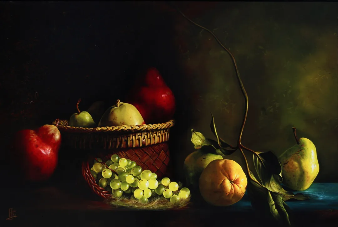"İsimsiz" eseri HÜSEYİN FEYZULLAH tarafından 2014 yılında 100x150 cm ölçülerinde Tuval üzeri yağlı boya tekniği ile yapılmıştır.