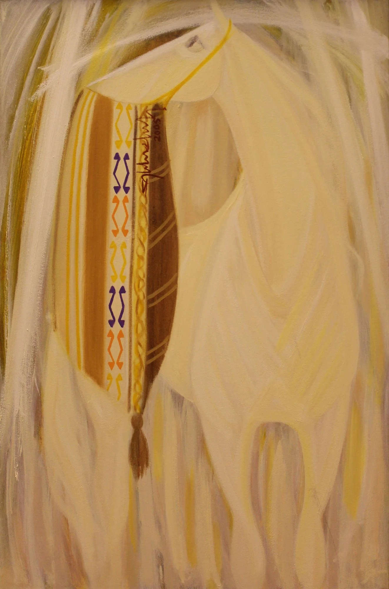 "İsimsiz" eseri HÜSEYİN ŞAHBUDAK tarafından 2005 yılında 100x70 cm ölçülerinde Tuval üzeri yağlı boya tekniği ile yapılmıştır.
