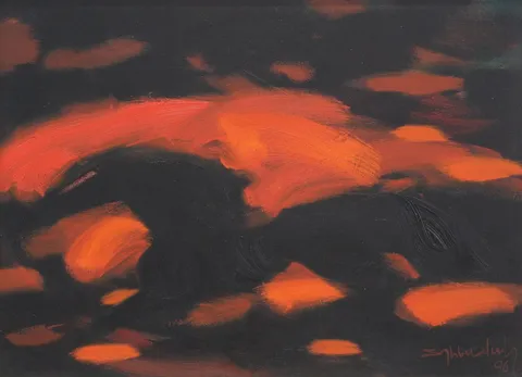 "Koşan At" eseri HÜSEYİN ŞAHBUDAK tarafından 1996 yılında 50x70 cm ölçülerinde Tuval üzeri yağlı boya tekniği ile yapılmıştır.