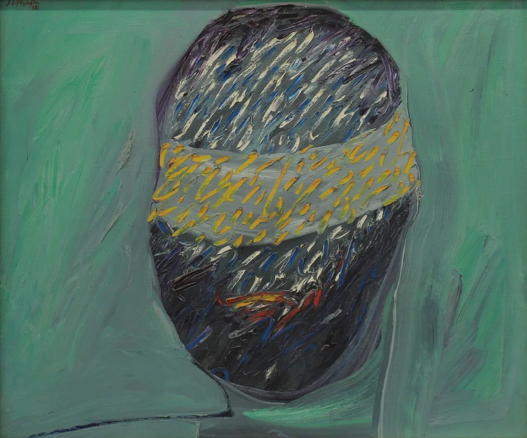 "İsimsiz" eseri İBRAHİM ÇİFTÇİOĞLU tarafından 1987 yılında 50x60 cm ölçülerinde Tuval üzeri yağlı boya tekniği ile yapılmıştır.