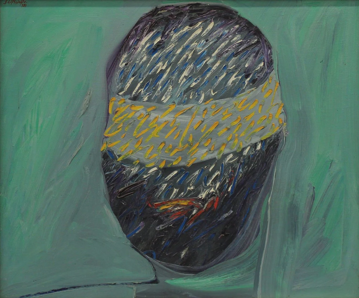 "İsimsiz" eseri İBRAHİM ÇİFTÇİOĞLU tarafından 1987 yılında 50x60 cm ölçülerinde Tuval üzeri yağlı boya tekniği ile yapılmıştır.