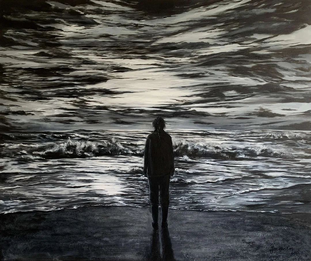 "The Power Of Loneliness-2" eseri İLHAN HARUN CAN tarafından 2023 yılında 100x120 cm ölçülerinde Tuval üzeri yağlı boya tekniği ile yapılmıştır.