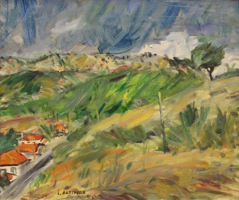 "İsimsiz" eseri İSMAİL ALTINOK tarafından 1995 yılında 49x59 cm ölçülerinde Tuval üzeri yağlı boya tekniği ile yapılmıştır.