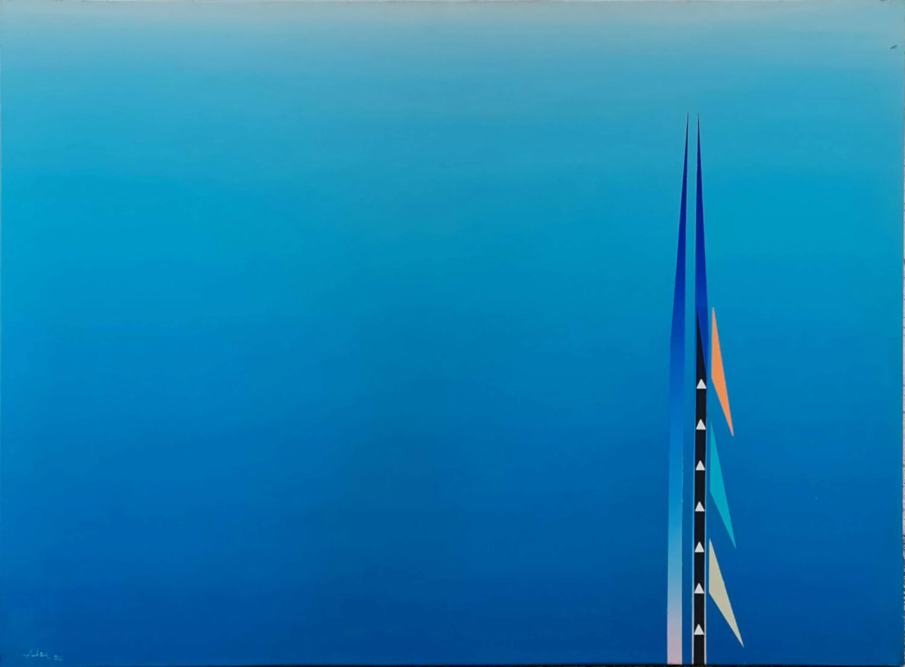 "İsimsiz" eseri İSMAİL ATEŞ tarafından 2002 yılında 60x80 cm ölçülerinde Tuval üzeri yağlı boya tekniği ile yapılmıştır.