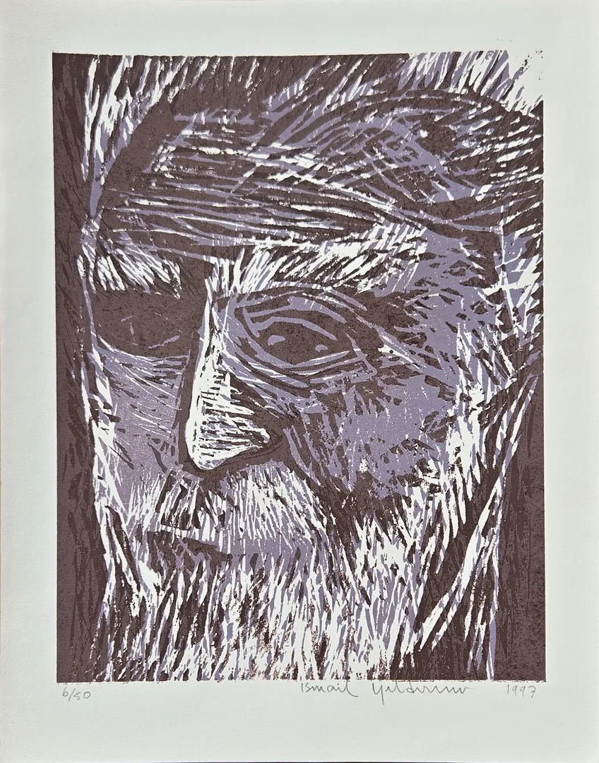 yakınlaştır "Can Yücel" eseri İSMAİL YILDIRIM tarafından 1997 yılında 42x33 cm ölçülerinde Ağaç Baskı tekniği ile yapılmıştır.