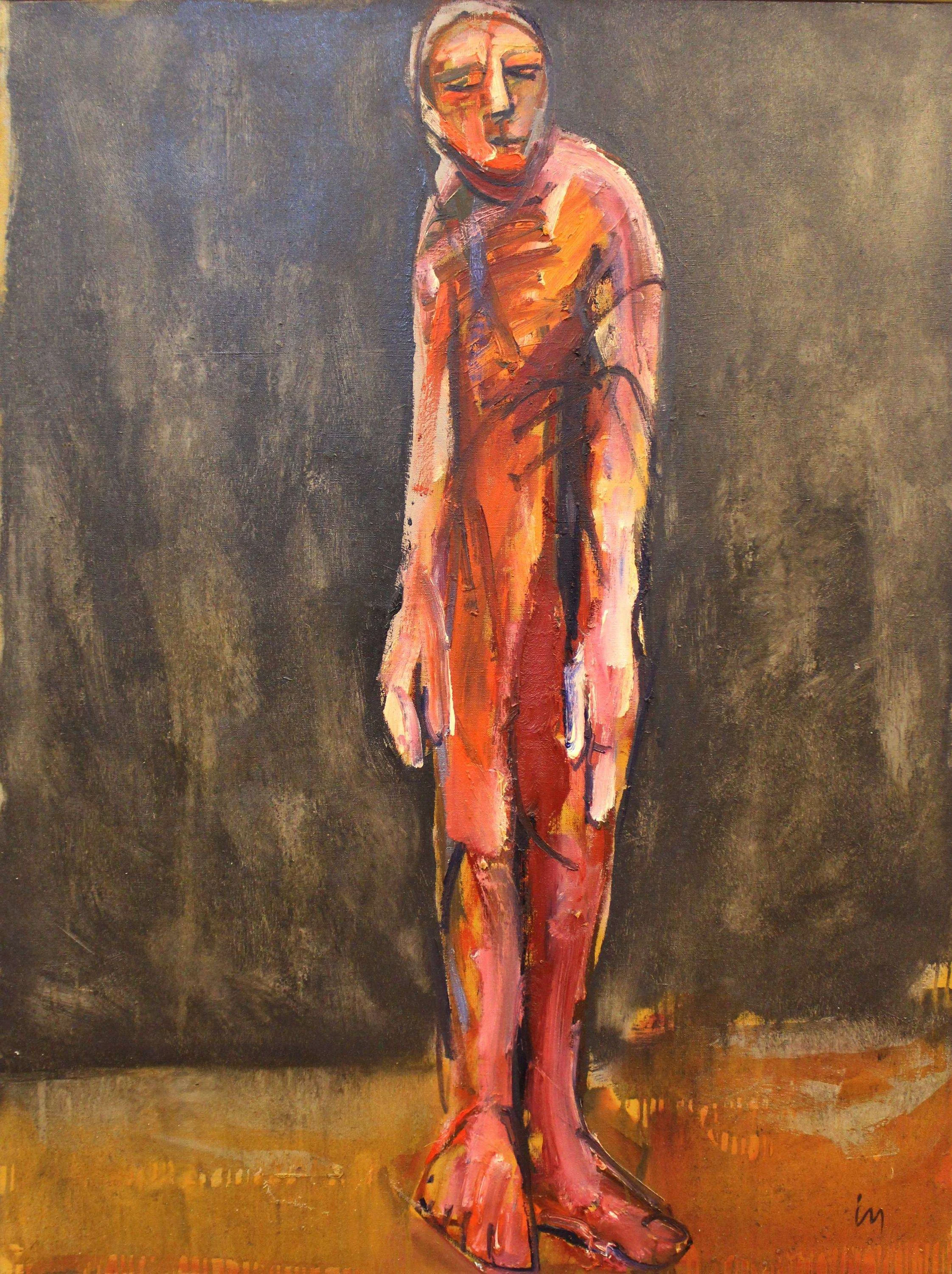 "İsimsiz" eseri İSMAİL YILDIRIM tarafından 2003 yılında 130x96 cm ölçülerinde Tuval üzeri yağlı boya tekniği ile yapılmıştır.