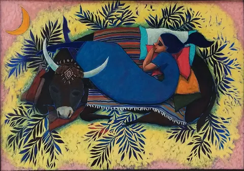 "İsimsiz" eseri KADİR ÖZTOPRAK tarafından 2019 yılında 50x70 cm ölçülerinde Tuval üzeri yağlı boya tekniği ile yapılmıştır.