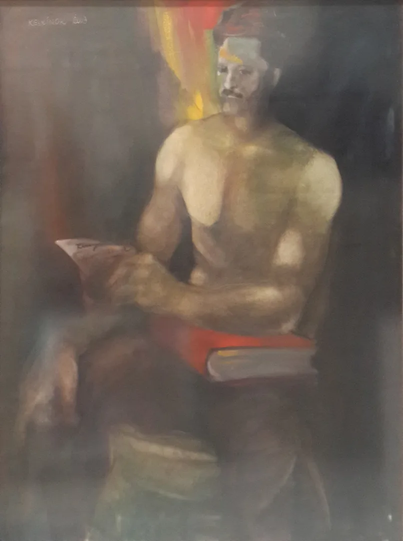 yakınlaştır "İsimsiz" eseri KAYIHAN KESKİNOK tarafından 2003 yılında 97x72 cm ölçülerinde Kağıt üzeri yağlı boya tekniği ile yapılmıştır.