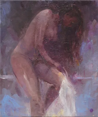 "İsimsiz" eseri KORKUT ULUĞ tarafından 2013 yılında 60x50 cm ölçülerinde Tuval üzeri yağlı boya tekniği ile yapılmıştır.