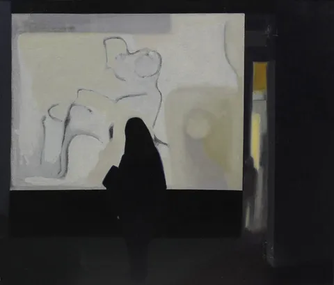 "İsimsiz" eseri LEVENT OYLUÇTARHAN tarafından 2012 yılında 50x60 cm ölçülerinde Tuval üzeri yağlı boya tekniği ile yapılmıştır.
