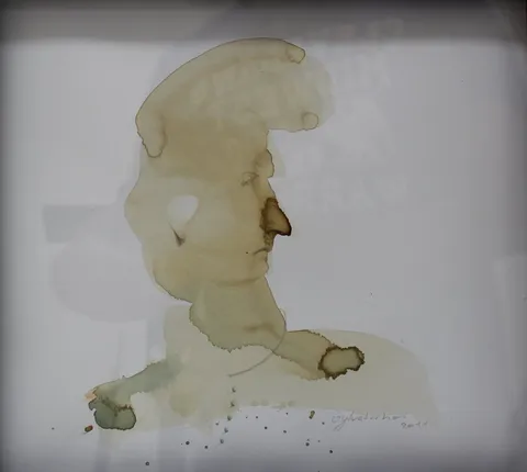 LEVENT OYLUÇTARHAN — “İsimsiz”, 2011 "İsimsiz" eseri LEVENT OYLUÇTARHAN tarafından 2011 yılında 27x24 cm ölçülerinde Kağıt üzeri karışık teknik tekniği ile yapılmıştır.