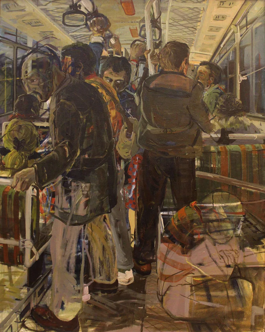 "İsimsiz" eseri LÜTFİ ÖZDEN tarafından 146x112 cm ölçülerinde Tuval üzeri yağlı boya tekniği ile yapılmıştır.