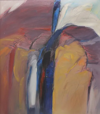 "İsimsiz" eseri MEHMET GÜLER tarafından 1994 yılında 90x80 cm ölçülerinde Tuval üzeri yağlı boya tekniği ile yapılmıştır.